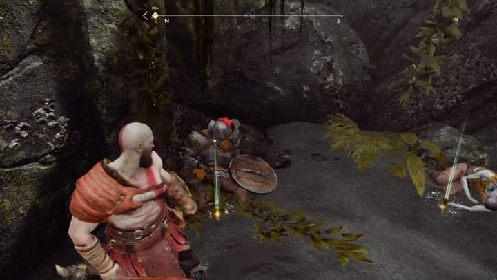 Komentarz: Znajdziesz ją obok zwłok rycerza, niedaleko czerwonej skrzyni - God Of War: Skalne Wodospady - lista sekretów i znajdziek - God Of War - poradnik do gry
