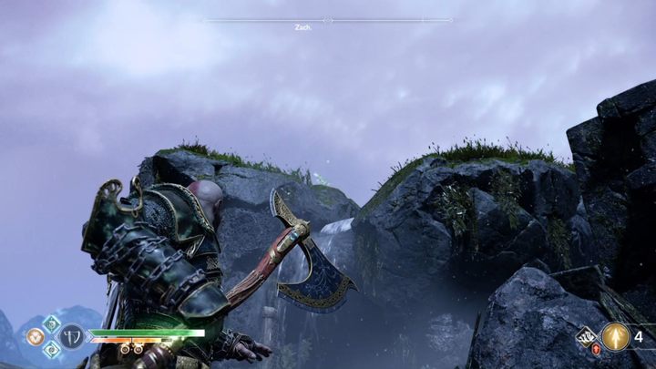 Komentarz: Znajdziesz go na klifie, niedaleko ducha, który zlecał przysługę - God Of War: Skalne Wodospady - lista sekretów i znajdziek - God Of War - poradnik do gry