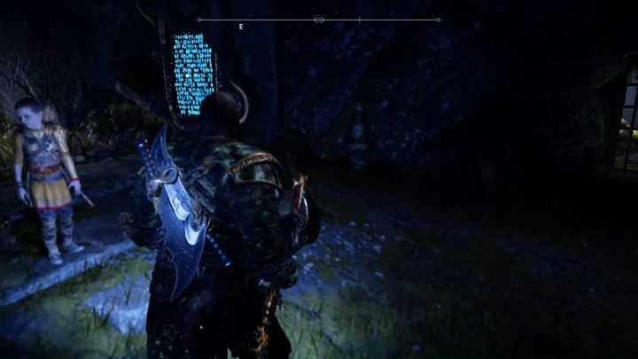 Komentarz: Znacznik znajdziesz niedaleko metalowej bramy, w jaskini - God Of War: Rada Walkirii - lista sekretów i znajdziek - God Of War - poradnik do gry