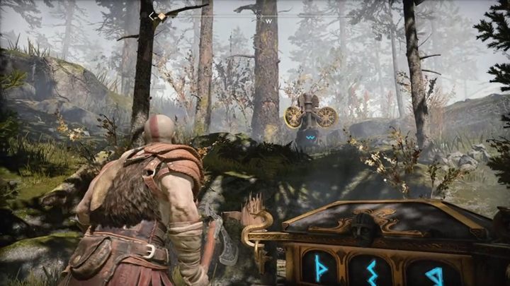 Aby otworzyć skrzynię Norn musisz rozwiązać łamigłówkę - związaną najczęściej z runami na kufrze. - God Of War: Porady na start - God Of War - poradnik do gry