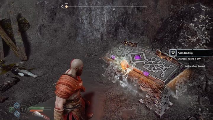 Komentarz: Na potrzeby poznania obu tych języków musisz odnajdywać skrzynie z fioletowymi akcentami - God of War: Trofea - lista wszystkich - God Of War - poradnik do gry