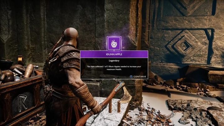 Komentarz: W God of War możesz permanentnie zwiększać poziom zdrowia dzięki odnajdywaniu jabłek Idunn (Idunn Apple) w skrzyniach Norn - God of War: Trofea - lista wszystkich - God Of War - poradnik do gry