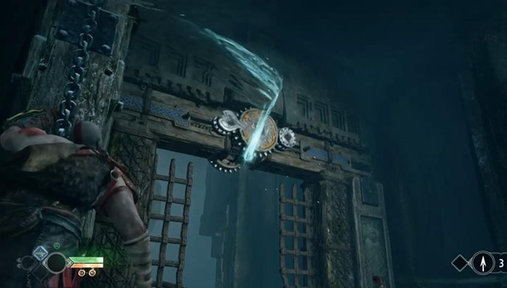Możesz teraz wejść wrotami do środka góry - God Of War: Droga w kierunku góry - solucja, opis przejścia - God Of War - poradnik do gry