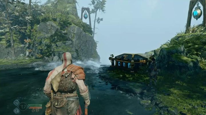 Po walce, pomyszkuj trochę po okolicy, zbierz loot i idź kierunku skrzyni Norn - God Of War: Droga w kierunku góry - solucja, opis przejścia - God Of War - poradnik do gry