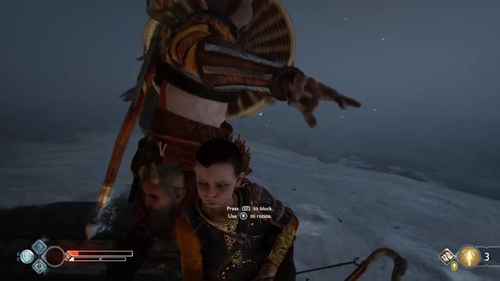 Gdy odbierzesz obu postaciom ćwierć zdrowia, zakończy się faza 1 pojedynku - God Of War: Magiczne Dłuto - solucja, opis przejścia - God Of War - poradnik do gry