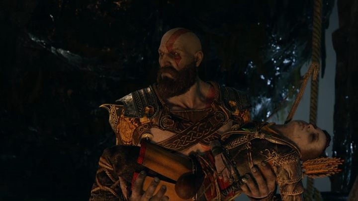 Zanieś chłopaka na łódź i płyń do jaskini wiedźmy - God Of War: Choroba - solucja, opis przejścia - God Of War - poradnik do gry