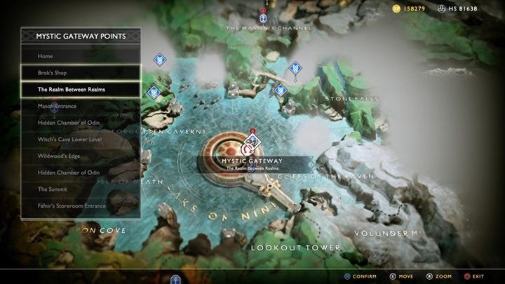 Gdy będziesz gotowy, wejdź w mistyczną bramę i udaj się do Świata Między Światami - God Of War: Między Światami - solucja, opis przejścia - God Of War - poradnik do gry