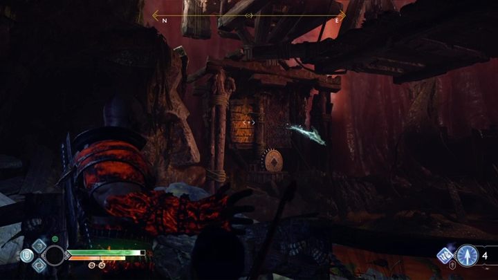Płyń przed siebie - możesz wyłowić trochę rzeczy z wody - God Of War: Jotunheim w zasięgu ręki - solucja, opis przejścia - God Of War - poradnik do gry