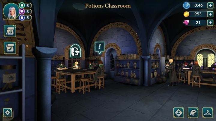 Lekcje to jedne z rodzajów wydarzeń - Wydarzenia i lekcje w szkole - Harry Potter i Tajemnica Hogwartu - poradnik do gry