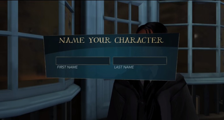 Imię i nazwisko swojej postaci musisz podać podczas pierwszego dialogu toczącego się w rozgrywce - Tworzenie postaci w Harry Potter i Tajemnica Hogwartu - Harry Potter i Tajemnica Hogwartu - poradnik do gry