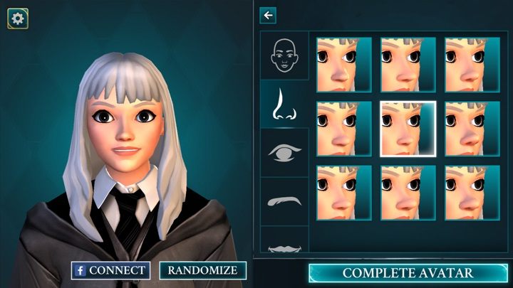 Możesz wybrać jeden z 9 przygotowanych modeli nosa - Tworzenie postaci w Harry Potter i Tajemnica Hogwartu - Harry Potter i Tajemnica Hogwartu - poradnik do gry
