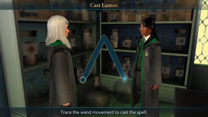 Lumos - pierwsze zaklęcie, które wykonasz w grze pozwoli ci rozświetlić mrok - Pierwszy rok w Harry Potter i Tajemnica Hogwartu - Harry Potter i Tajemnica Hogwartu - poradnik do gry