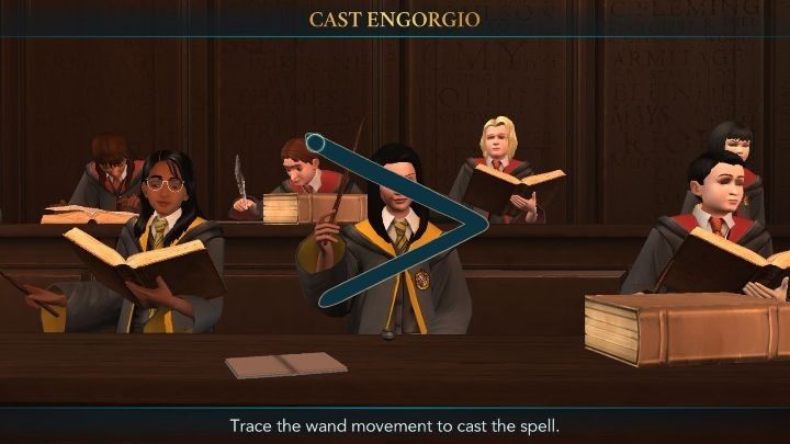 Engorgio - pierwsze zaklęcie, którego nauczysz się na drugim roku pozwoli ci zmniejszać obiekty - Drugi rok w Harry Potter i Tajemnica Hogwartu - Harry Potter i Tajemnica Hogwartu - poradnik do gry