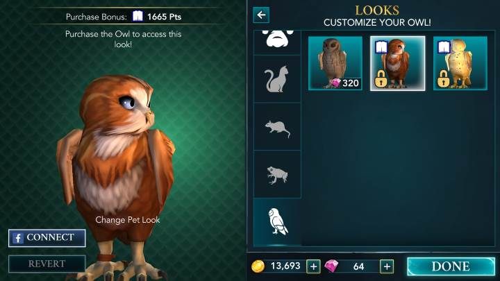 Sowa jest najdroższym zwierzakiem dostępnym w grze - Jak zdobyć własnego pupila w Harry Potter i Tajemnica Hogwartu? - Harry Potter i Tajemnica Hogwartu - poradnik do gry