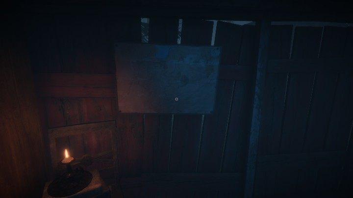 Gdy wejdziesz do drugiego pokoju zobaczysz mapę na ścianie - Solucja | Forest Lake Ridden - Lake Ridden - poradnik do gry