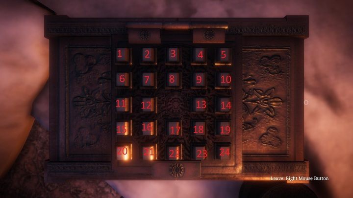 Aby otworzyć ten puzzle box musisz ułożyć przyciski tak, aby na każdym widniał symbol - Rozwiązania zagadek | Puzzle Box Lake Ridden - Lake Ridden - poradnik do gry