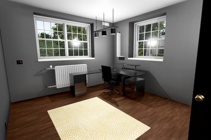 Niektórzy kupujący w House Flipper chętnie zagospodarują jeden ze swoich pokoi jako gabinet - FAQ do gry House Flipper - House Flipper - poradnik do gry