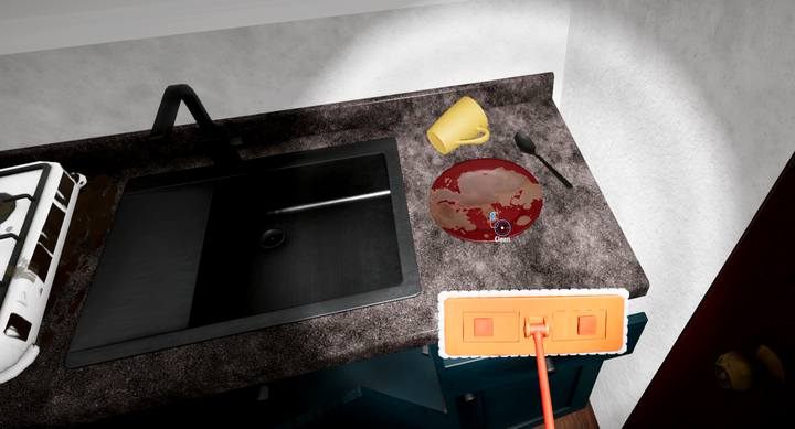 Latarka pomoże ci zlokalizować brud na ciemnych obiektach oraz w nieoświetlonych pomieszczeniach - House Flipper | Rodzaje prac budowlanych - House Flipper - poradnik do gry