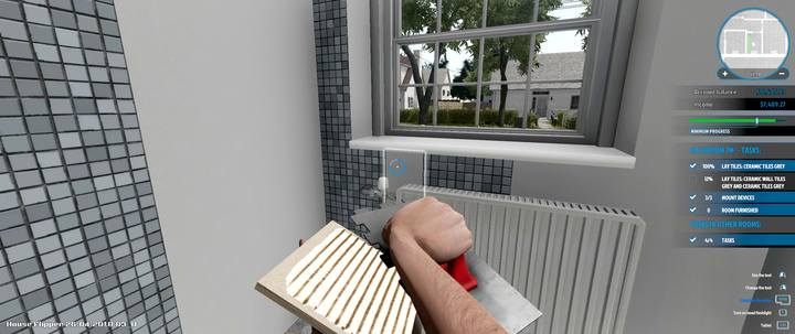 Lepiej będzie wyłożyć płytki, nim przejdziesz do montażu urządzeń - Zlecenie Eryk Sobel (Erik Camel), House Flipper - House Flipper - poradnik do gry