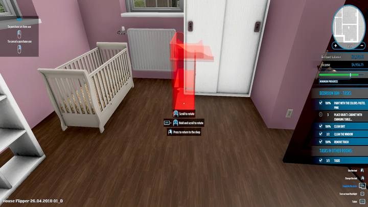 Znając meble, jakie musisz zakupić, łatwiej zorganizować sobie miejsce w pokoju - Zlecenie Marek Mydełko (Mat Marlow), solucja, House Flipper - House Flipper - poradnik do gry