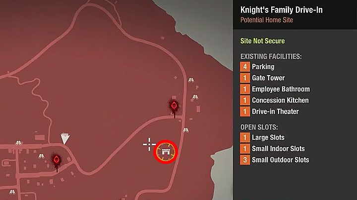 Jednym z miejsc godnym uwagi w Drucker County jest Knights Family Drive-In - Bazy w Drucker County | State of Decay 2 - State of Decay 2 - poradnik do gry
