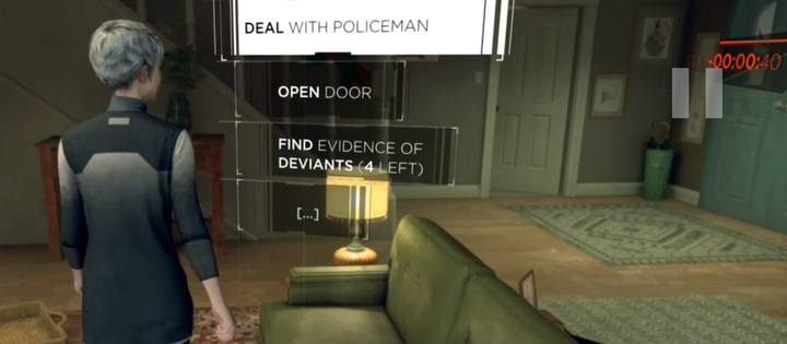 Nie jest pewne, że uda ci się wykonać wszystkie czynności poboczne, nim zjawi się policjant u drzwi - Pociąg o północy | Kara | Solucja Detroit Become Human - Detroit Become Human - poradnik do gry