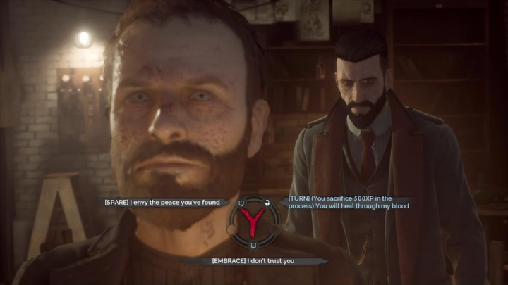 Podobnie jak z Dorothy, masz trzy możliwości wyboru - Vampyr: Sean Hampton - co z nim zrobić? - Vampyr - poradnik do gry