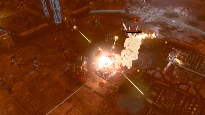 Walka z Mrocznym Apostołem. - Monolit skąpany we krwi - Wróg pod ziemią - Solucja Warhammer Martyr - Warhammer 40,000: Inquisitor - Martyr - poradnik do gry