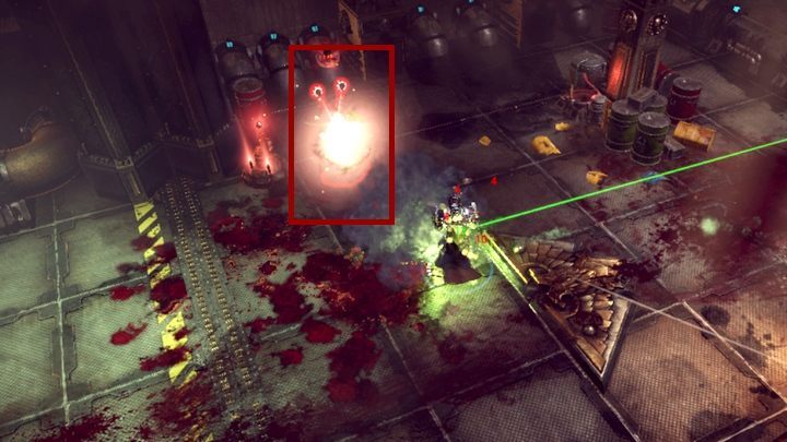 Potrafi on regenerować inne jednostki, co zdecydowanie utrudnia ich likwidację - W podziemnych głębiach - Wróg pod ziemią - Solucja Warhammer Martyr - Warhammer 40,000: Inquisitor - Martyr - poradnik do gry