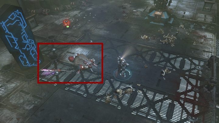 Po zabiciu Urlaxa, będziesz mógł teleportować na statek ciągle żywego przywódcę kultu - Rekwizycyjna Ekspedycja - Wróg pod ziemią - Solucja Warhammer Martyr - Warhammer 40,000: Inquisitor - Martyr - poradnik do gry