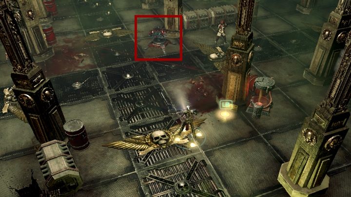 Dodatkowo każda z konsoli jest zabezpieczona alarmem - Sanktuarium Badawcze | misja w Warhammer 40,000: Inquisitor - Martyr - Warhammer 40,000: Inquisitor - Martyr - poradnik do gry