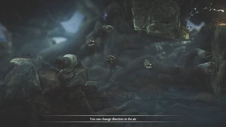 Gdy pójdziesz dalej prosto trafisz do jaskini - Poziom 1 - Foreign Shore | Solucja - Unravel 2 - poradnik do gry