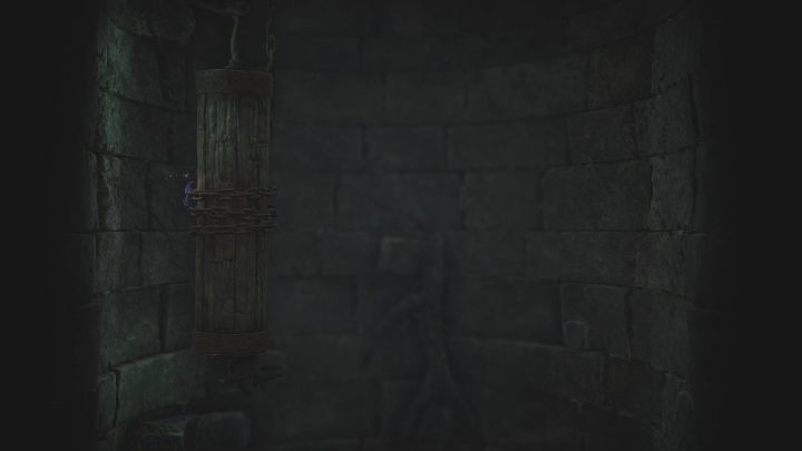Tam, na górze zobaczysz belkę - Poziom 1 - Foreign Shore | Solucja - Unravel 2 - poradnik do gry