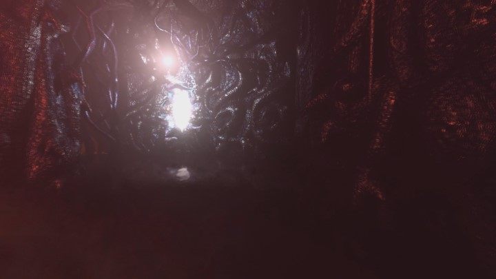 Trzymając się prawej strony pomieszczenia, kieruj się do portalu widocznego na powyższym obrazku - Maska z innego wymiaru, solucja Lust for Darkness - Lust for Darkness - poradnik do gry