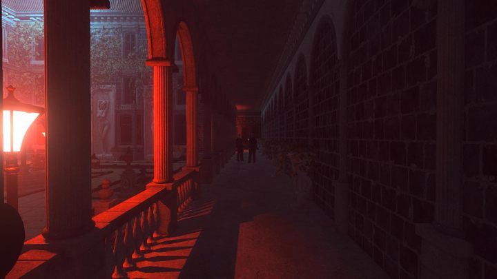 Po odejściu okultystów skorzystaj z podwójnych drzwi - prowadzą one na zewnątrz - Wymiar Lusstghaa, solucja Lust for Darkness - Lust for Darkness - poradnik do gry