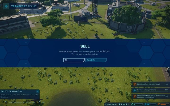 Sklepy mają średni udział w zyskach - Zarabianie w Jurassic World Evolution - Jurassic World Evolution - poradnik do gry