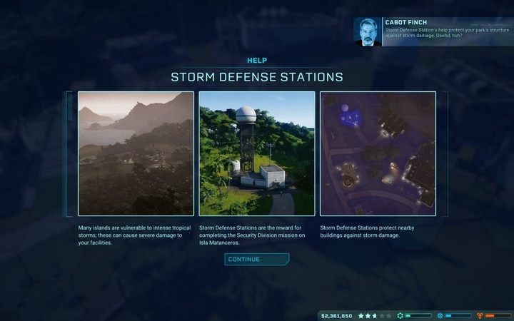 Nie należy lekceważyć zagrożenia w postaci tropikalnych burz - Zagrożenia w Jurassic World Evolution - Jurassic World Evolution - poradnik do gry