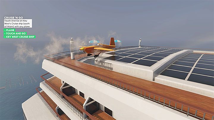 Opis: Wykonaj manerw touch n go na statku wycieczkowym w rejonie Key West (na południe od Miami) - Album - Pro Racing | Zadań fotograficznych w The Crew 2 - The Crew 2 - poradnik do gry