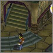 Skieruj się w stronę schodów prowadzących na drugi poziom wieży - Garmia Tower | ROZDZIAŁ 1 | Grandia II - Grandia II - poradnik do gry