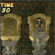 Podejdź do tablicy informacyjnej i przeczytaj co na niej pisze - Nanan Village | ROZDZIAŁ 3 | Grandia II - Grandia II - poradnik do gry