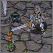 Wyjdź na zewnątrz i ruszaj w stronę katedry - St Heim. Papal State (powrót) | ROZDZIAŁ 4 | Grandia II - Grandia II - poradnik do gry