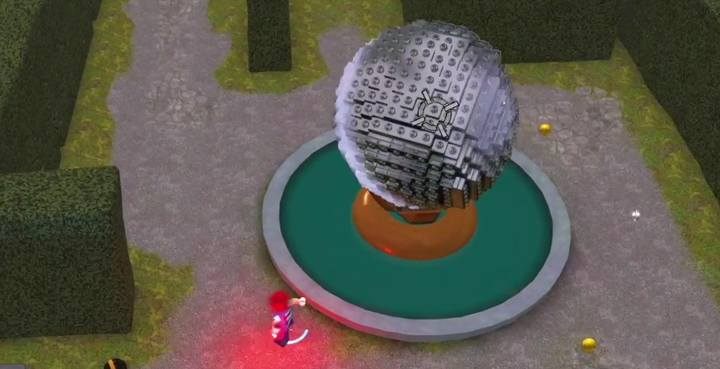 Kopuła w parku skrywa jeden ze złotych klocków - Park Miejski | Wyzwania, sekrety i złote klocki w grze LEGO Iniemamocni - LEGO Iniemamocni - poradnik do gry