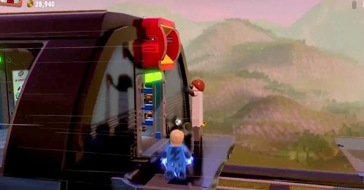 Użyj mocy Elastyny, by przejść przez otwór wentylacyjny - Poziom 2 - Szaleństwo na torach | Opis przejścia LEGO Iniemamocni - LEGO Iniemamocni - poradnik do gry