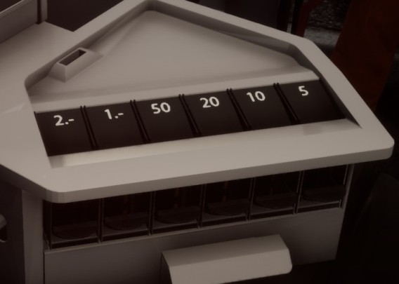 A by wydać resztę musisz spojrzeć na ekran - tam pokazana jest suma, którą musisz oddać pasażerowi - Jak sprzedawać i kontrolować bilety w Bus Simulator 18? - Bus Simulator 18 - poradnik do gry
