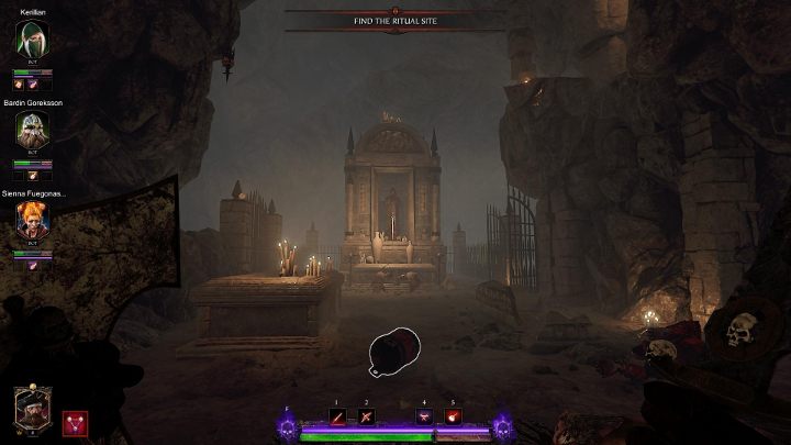 W końcowej fazie misji trafisz do lokacji z budynkiem widocznym na powyższym obrazku - Tomy w akcie I gry Warhammer Vermintide 2 - Warhammer Vermintide 2 - poradnik do gry