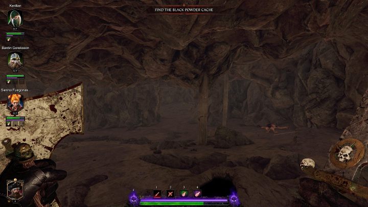 Pierwszy tom w misji Głód w mroku odnajdziesz w lokacji The Backfill - wystarczy skierować się do tunelu widocznego na powyższym obrazku - Tomy w akcie I gry Warhammer Vermintide 2 - Warhammer Vermintide 2 - poradnik do gry