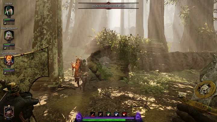 Pierwszy tom w misji Athel Yenlui odnajdziesz na początku rozgrywki, w okolicy zawalonego drzewa, przez które można przejść - Tomy w akcie II gry Warhammer Vermintide 2 - Warhammer Vermintide 2 - poradnik do gry