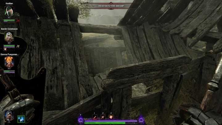 Stąd będziesz mógł skoczyć do wnętrza ruin - Grymuary w akcie III gry Warhammer Vermintide 2 - Warhammer Vermintide 2 - poradnik do gry