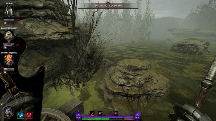 Na jej końcu odnajdziesz półkę skalną - zeskocz tam - Grymuary w akcie III gry Warhammer Vermintide 2 - Warhammer Vermintide 2 - poradnik do gry