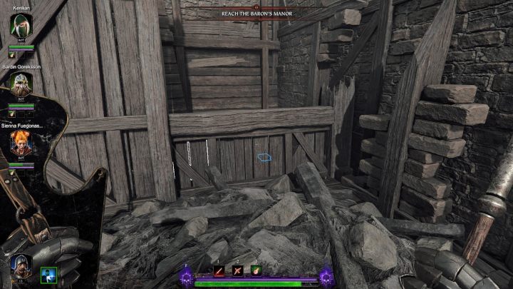 Za drewnianym murkiem odnajdziesz tom - Tomy w akcie III gry Warhammer Vermintide 2 - Warhammer Vermintide 2 - poradnik do gry